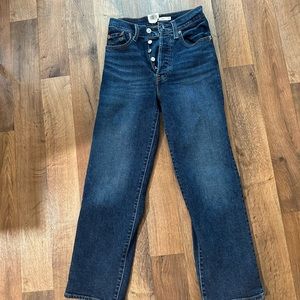 Levi’s ribcage straight ankle